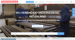 Desktop Screenshot of bedrijventekoop.nl